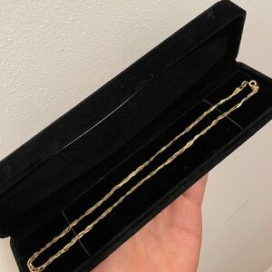 14k Yellow Gold 16 Inch Ladies Tri
Chain Necklace